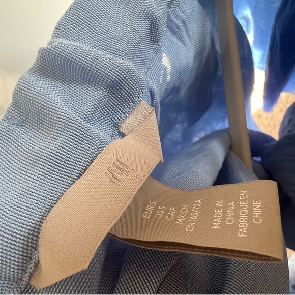 H&M Blue Flowy Midi Skirt - Picture 2 of 3